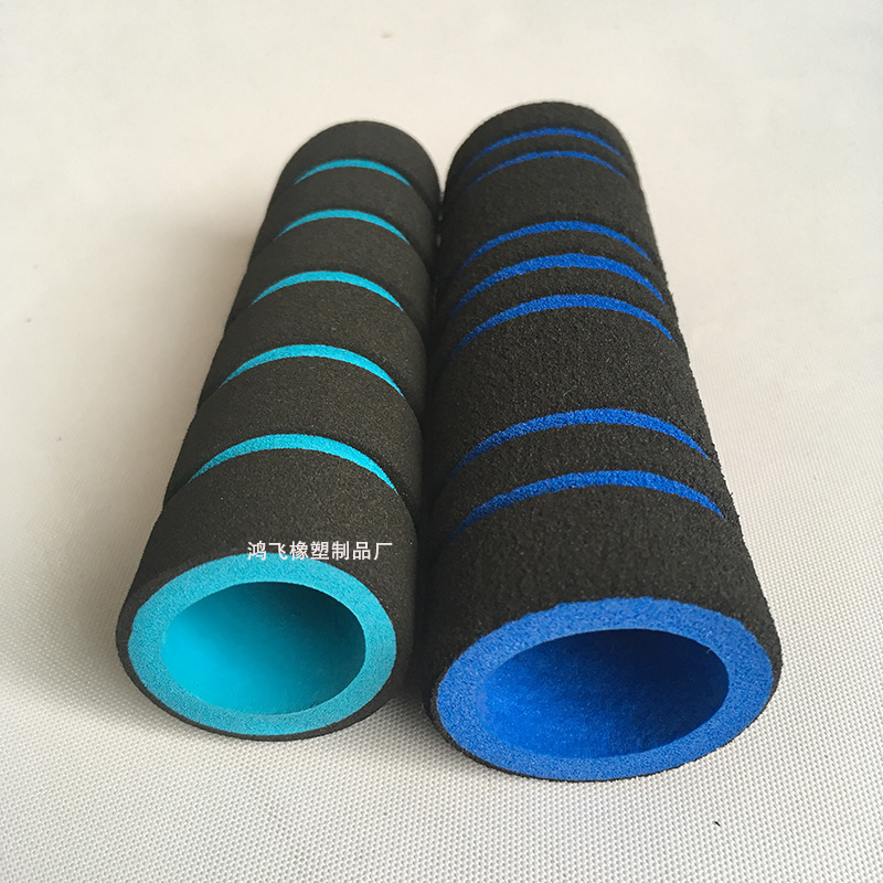 橡塑磨面把套 NBR泡沫海绵管 彩色橡塑海绵管