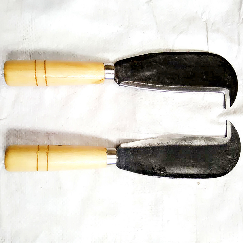 柴刀 砍刀 镰刀 龙牌木柄1.1锻打大砍刀 直钩大刀 短柄信得利刀