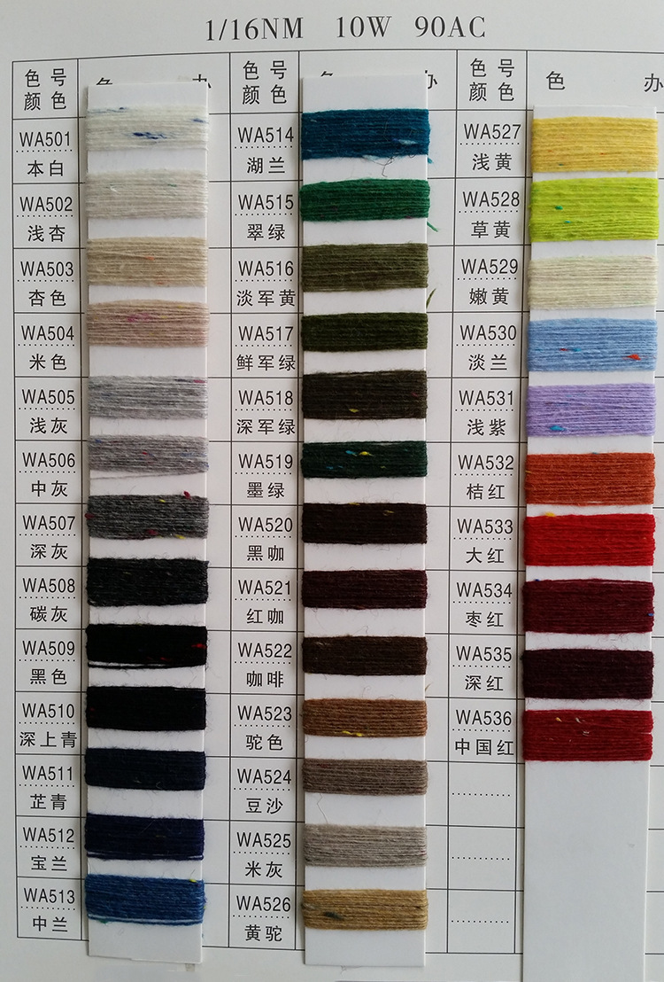 厂家现货供应16S彩点羊仔毛（粗针线）人造纤维尼龙纱线羊仔纱