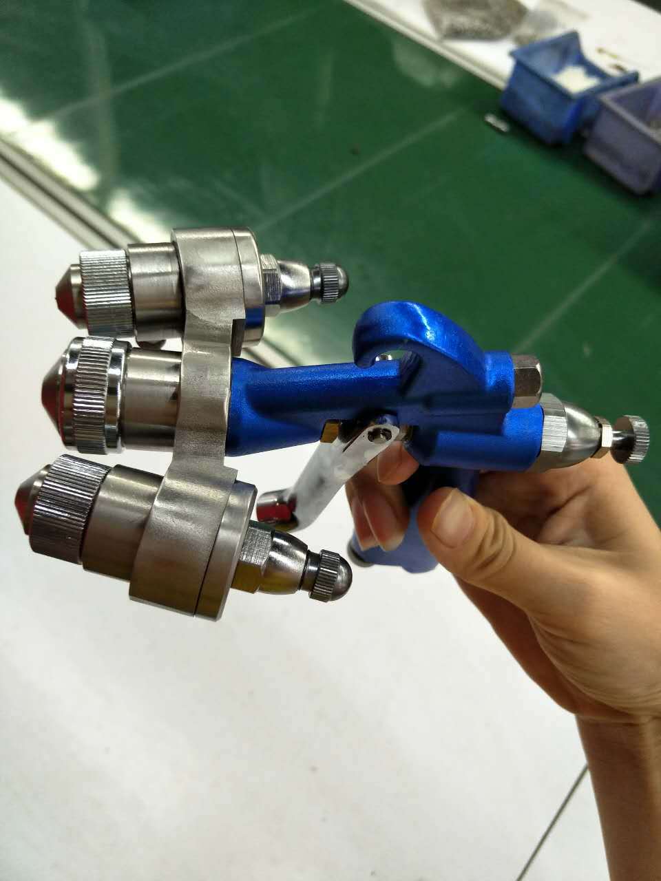 三头喷枪 油漆喷枪 纳米喷镀  三嘴喷胶枪 外混性手动喷漆枪