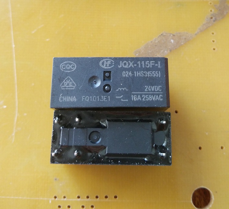 散新正品宏发继电器JQX-115F-I-024-1HS3 HF115F 16A1一组常开6脚