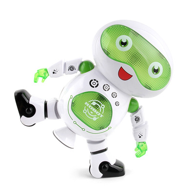 Các sáng tạo mới điện nhảy múa robot ánh sáng xoay ánh sáng âm nhạc mô hình đồ chơi gian hàng bán 444-6