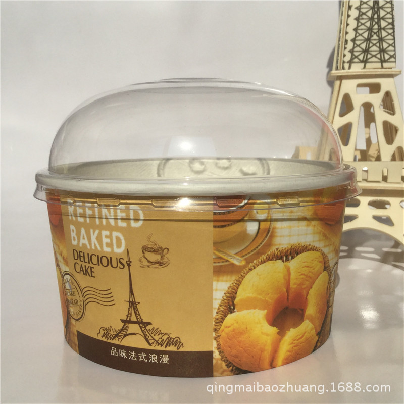 卡其铁塔 蛋糕烤模，耐高温纸模蛋糕面包碗，圆形纸模具不含税