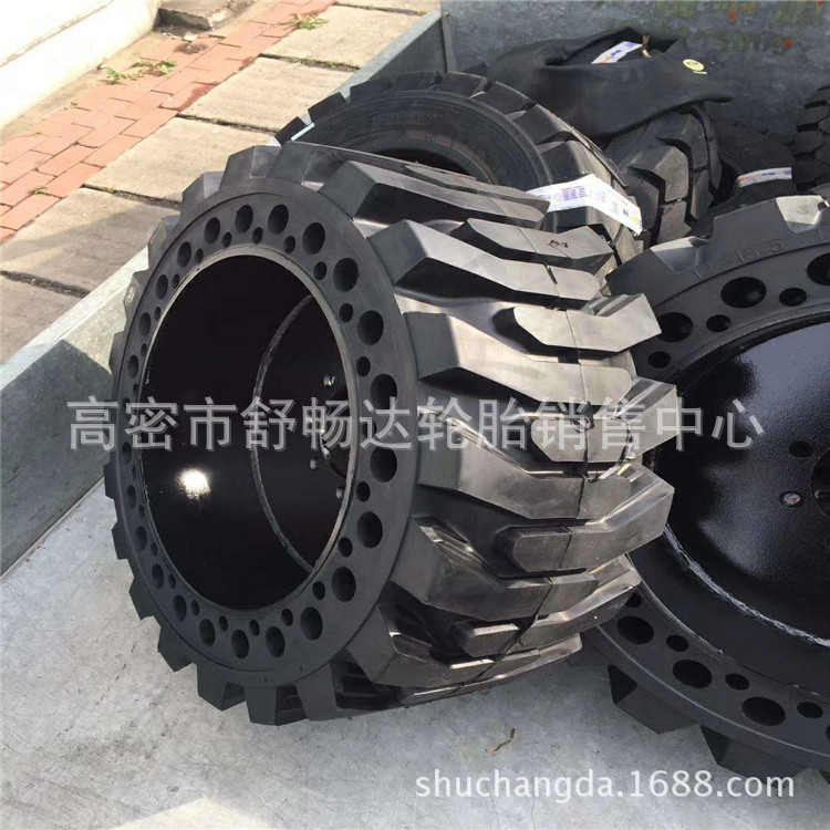 现货供应10-16.5工程轮胎 实心轮胎 装载机轮胎