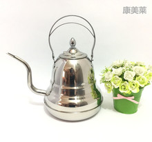 厂家批发新款不锈钢加厚金钟壶小茶壶咖啡壶带滤网水壶