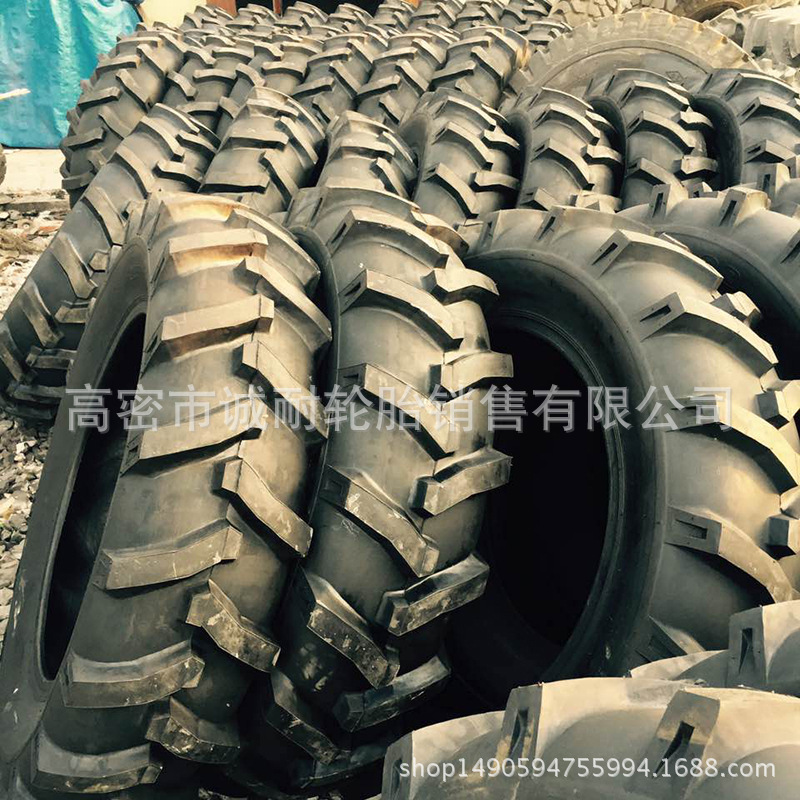 供应12.4-26 R-1人字花纹农用机械轮胎 拖拉机轮胎 耐磨抗刺扎