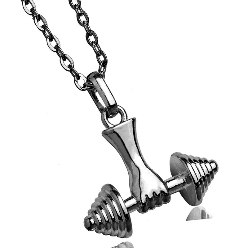 Nihaojewelry Hand Dumbbell Necklace Pendant Jewelry Wholesale display picture 15