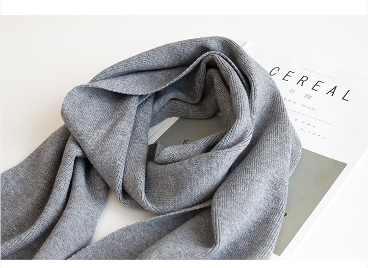 Woolenscarf (Beige -150X25cm)NHNBS1771-Beige -150X25cm