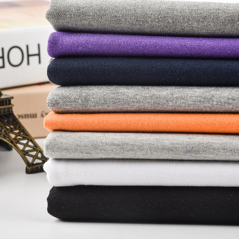 纯棉双面针织绒布 染色拉架空气层健康布料秋冬休闲家居服装面料