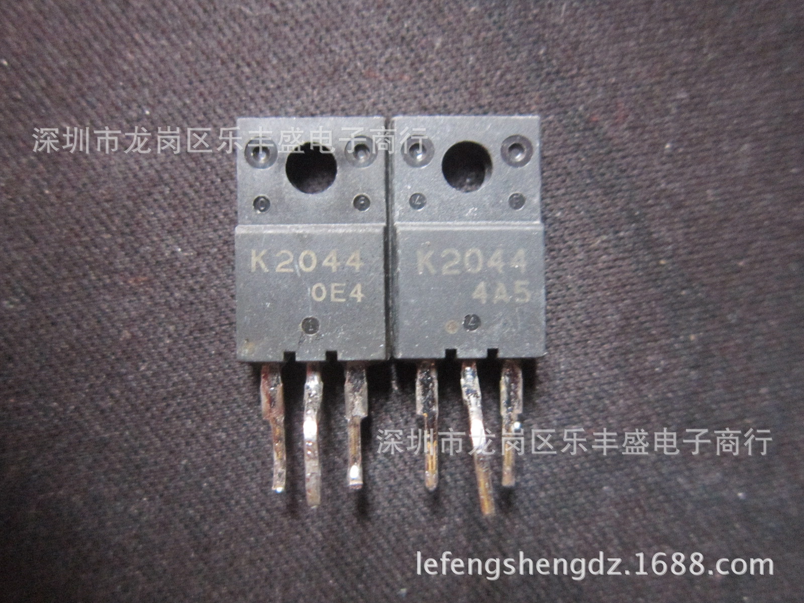 K2044 2SK2044LS 拆机三洋 TO-220F 4A 600V N通道功率MOSFET
