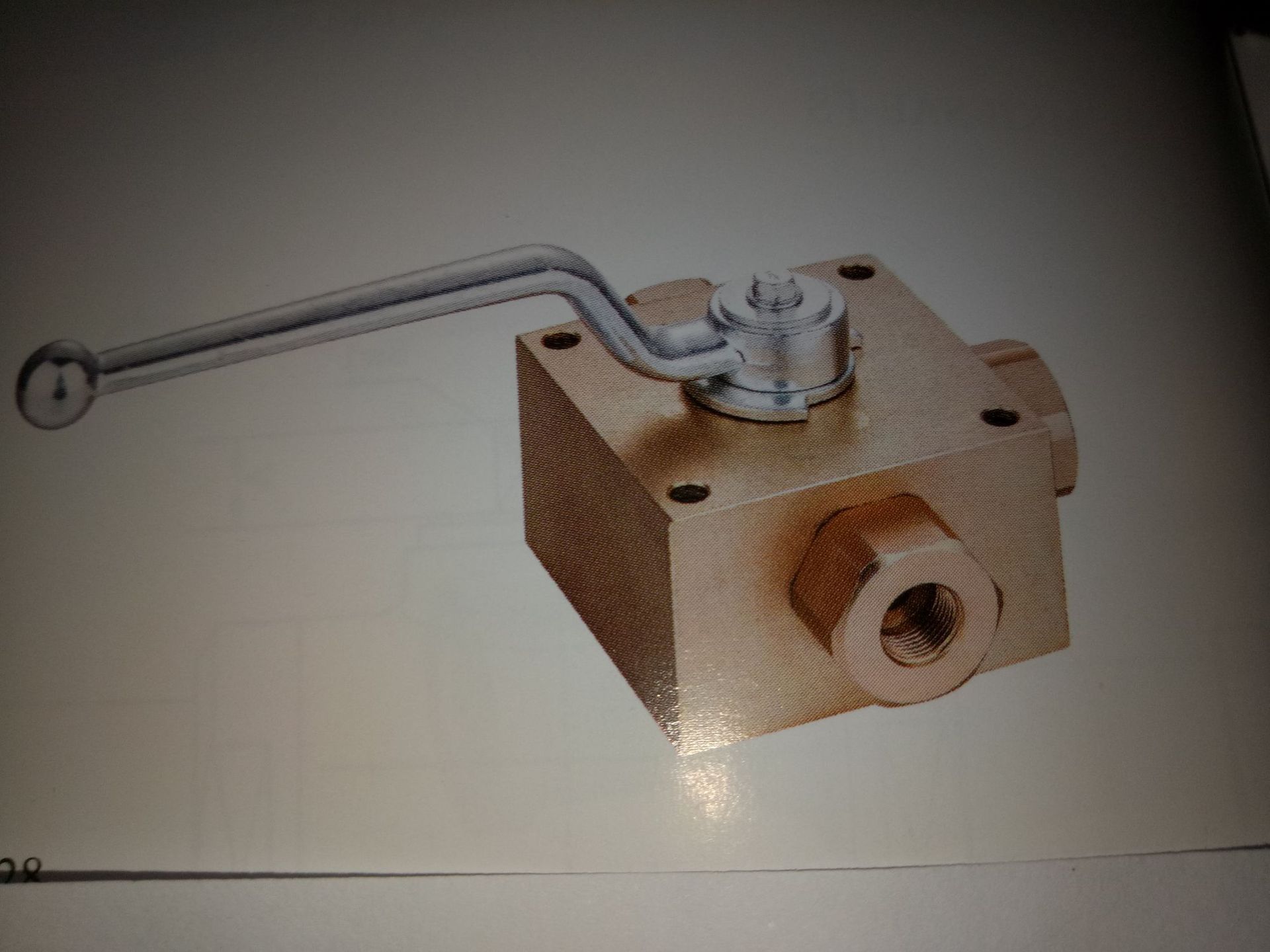 高压三通板阀KH3