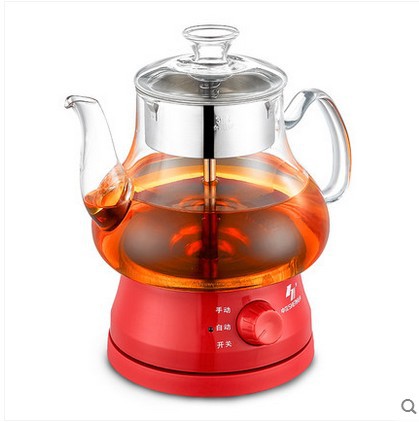 煮茶器黑茶養生壺自動保溫電熱玻璃茶壺普洱泡茶蒸茶器304不鏽鋼