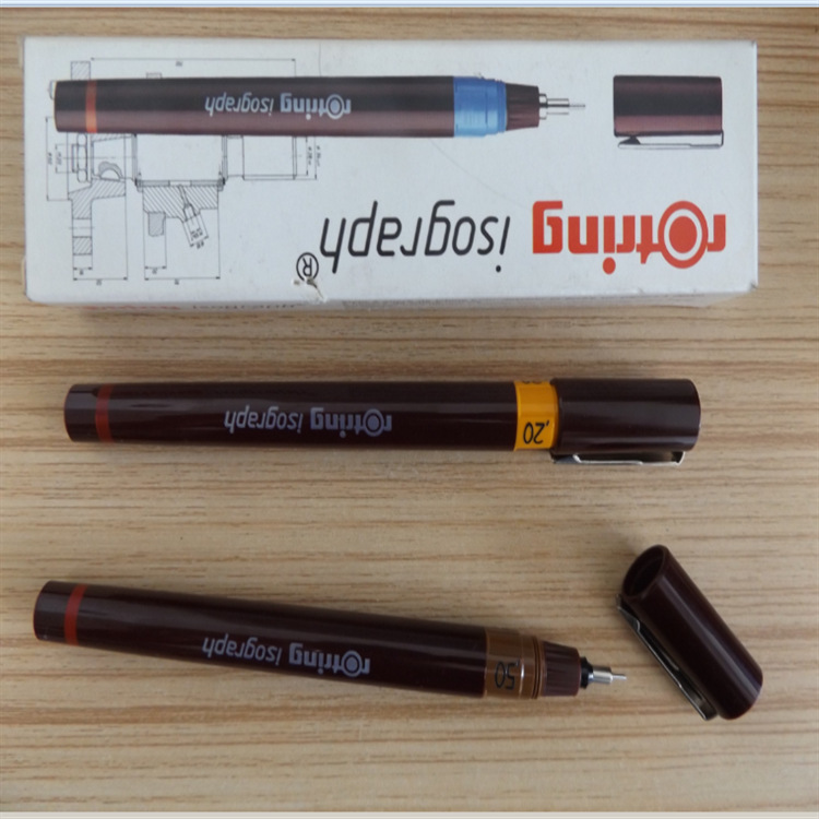 菲林笔 德国红环针笔菲林制版工程绘图用易受形 0.5针笔