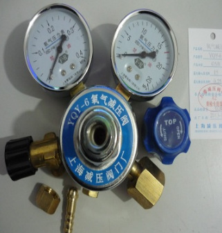 上海减压器厂/氧气减压器,压力表YQY-6