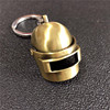 Jedi Retry the helmet Small three -level head can open the stainless manufacturing keychain