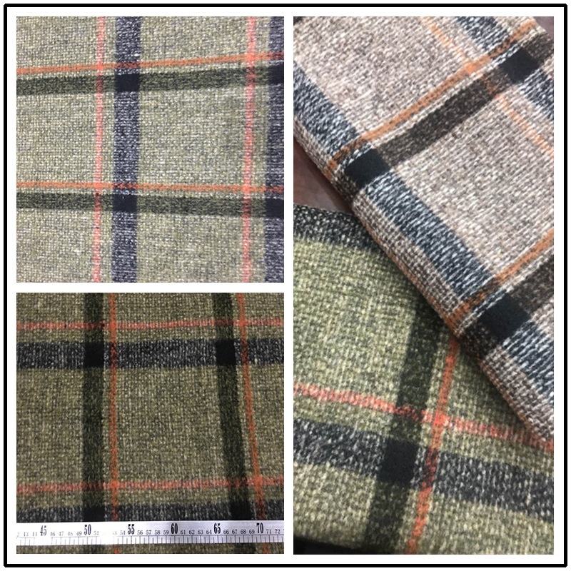 Manufacturers Are Available in Stock, Fashionable Outwears, Women's Knitted Woolen Fabrics, 30 Woolen Plaid in Stock