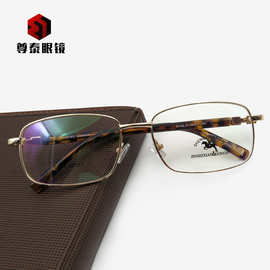 丹阳眼镜工厂批发新款男士金属近视光学架眼镜框 厚金电镀眼镜架