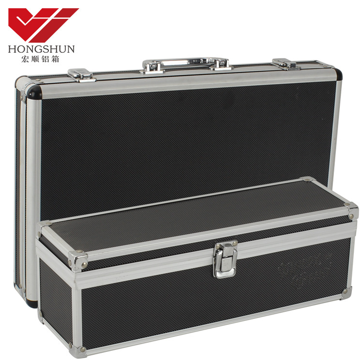 出售葡萄酒包装铝箱 酒具易碎品包装铝合金箱 eva防震内模