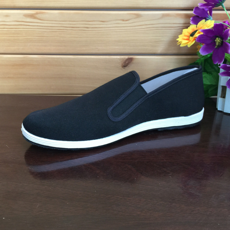 Old Beijing cloth shoes A pedal light The shoes man Flat bottom Work shoes ventilation wholesale Cloth shoes