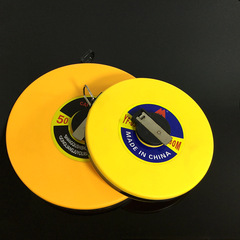 Hand-operated measuring tape, ABS fiber disc leather tape, engineering surveying tape, waterproof super tough tape