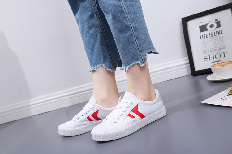 Blue Casual Shoes in Action