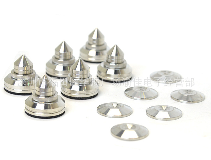 Acrolink yagao puro acero a prueba de golpes uñas Pie de acero inoxidable audio a prueba de golpes pie de metal pad