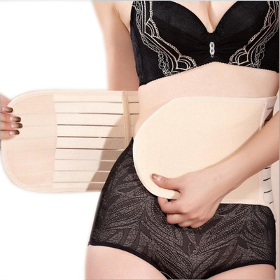 夸境超强束身产后收腹带护腰带美体透气束缚带速卖通亚马逊1958