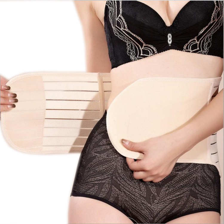 夸境超强束身产后收腹带护腰带美体透气束缚带速卖通亚马逊1958