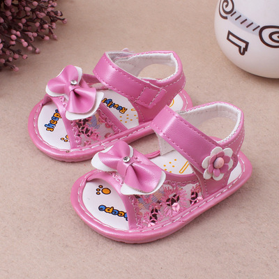 Summer new 0-2 Female baby Toddler sandals Baby Shoes Soft-soled shoes wholesale On behalf of 162