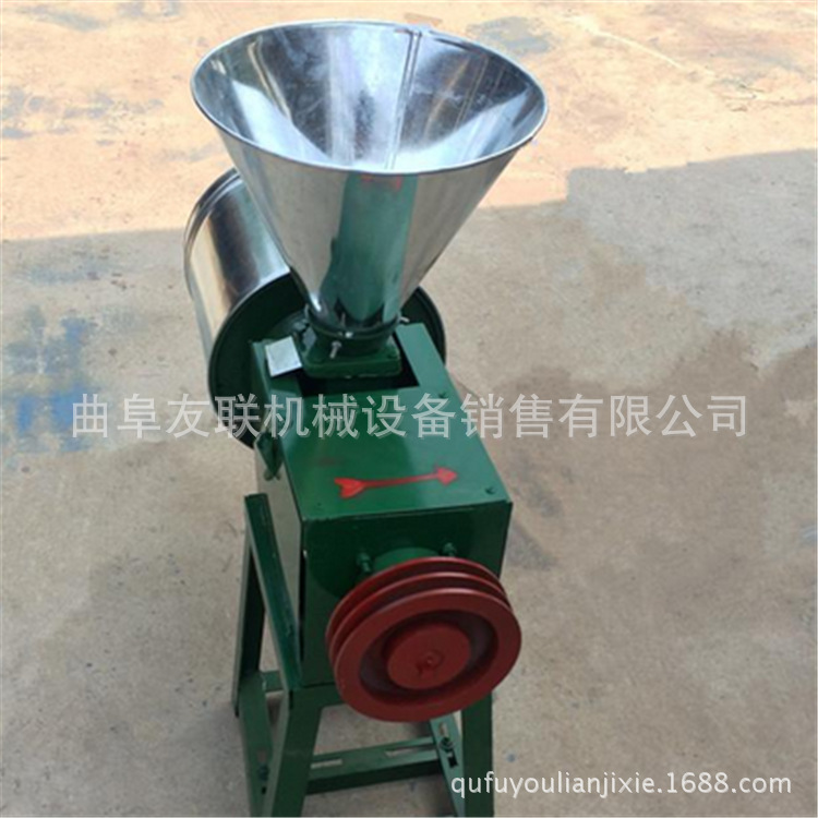 锥形磨面机价格 三相电卧式原粮磨面机 高产量小麦面粉机3