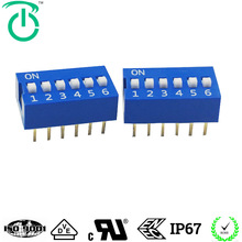 ��ǧ������Ʒ��6λ��������ɫDIP2.54mm�ž�����Ƴ�ʽ���뿪��