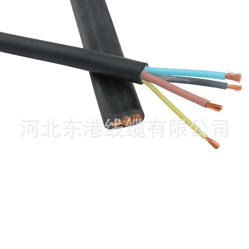 厂家加工生产JHS潜水泵防水橡套橡胶电缆 防水耐油3*6平方电缆线