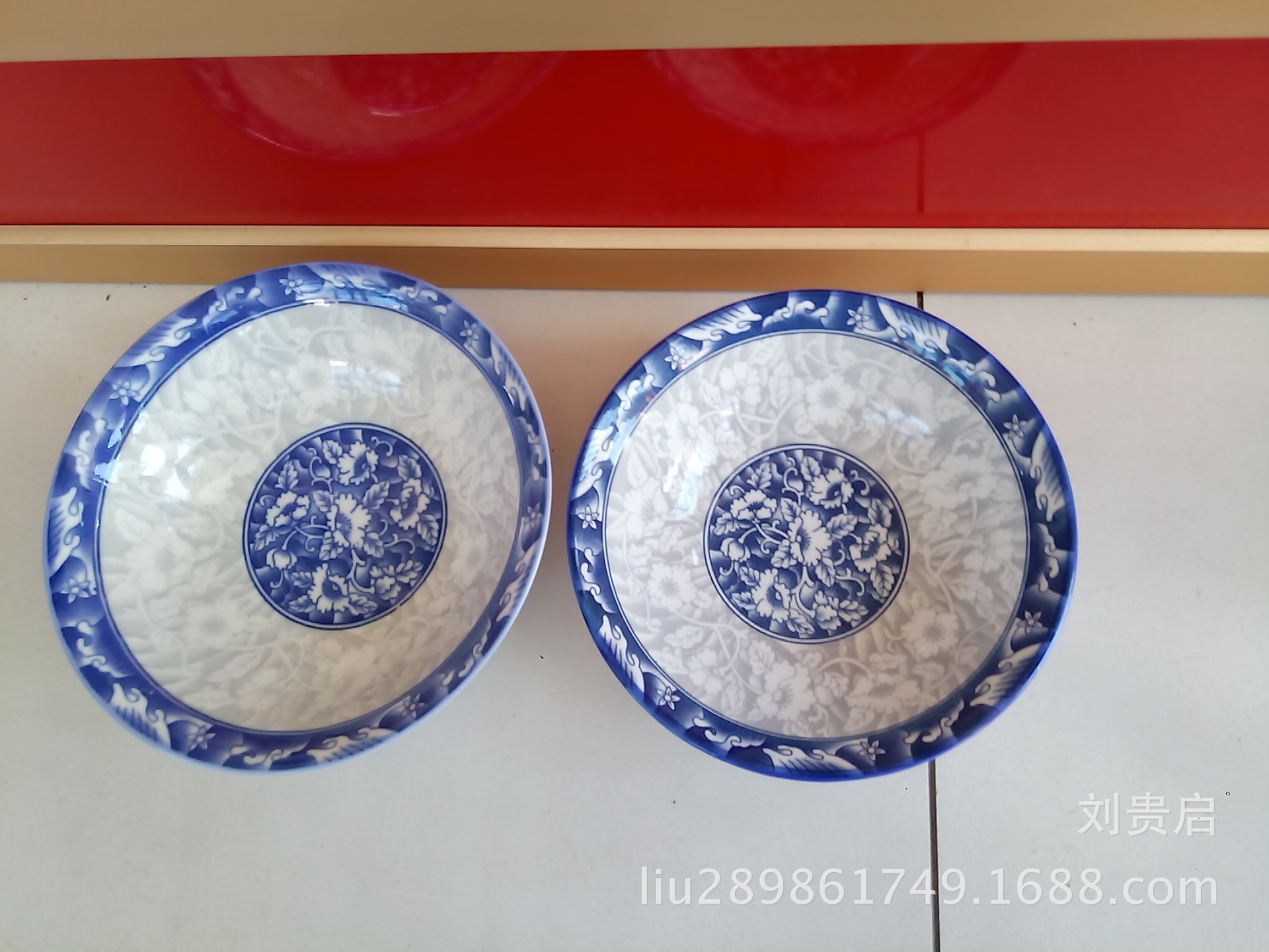 日用陶瓷青花系列8英寸汤古8寸品锅