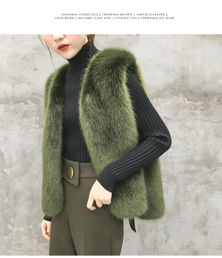 Gilet femme en Imitation laine - Ref 3318274 Image 24