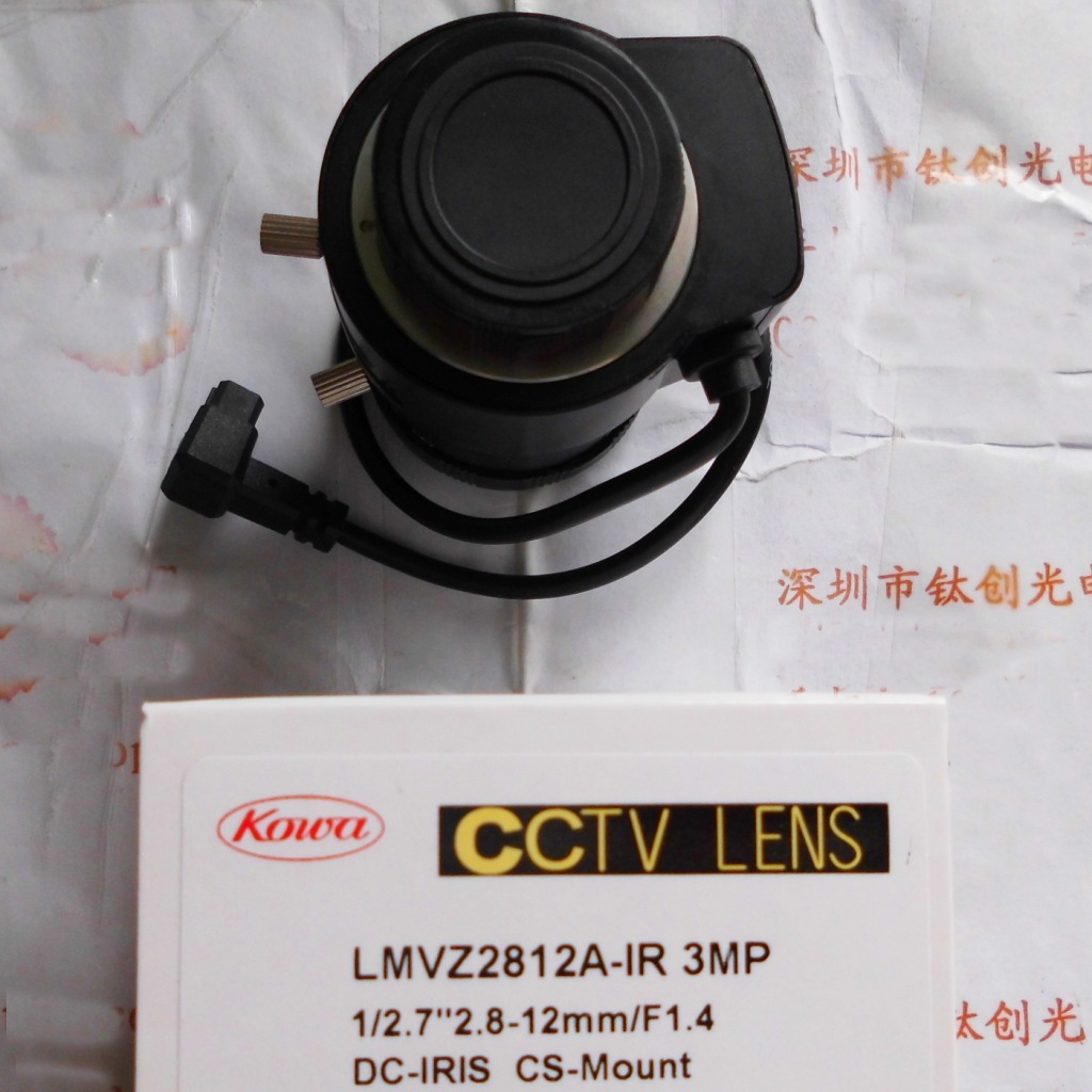 日本KOWA百万像素CCTV工业相机镜头 LMVZ2812A-IR工业摄像机镜头