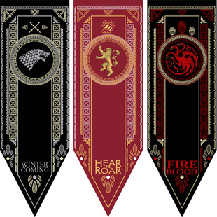 in stock wholesale 48*150cm rights game decorative flag long