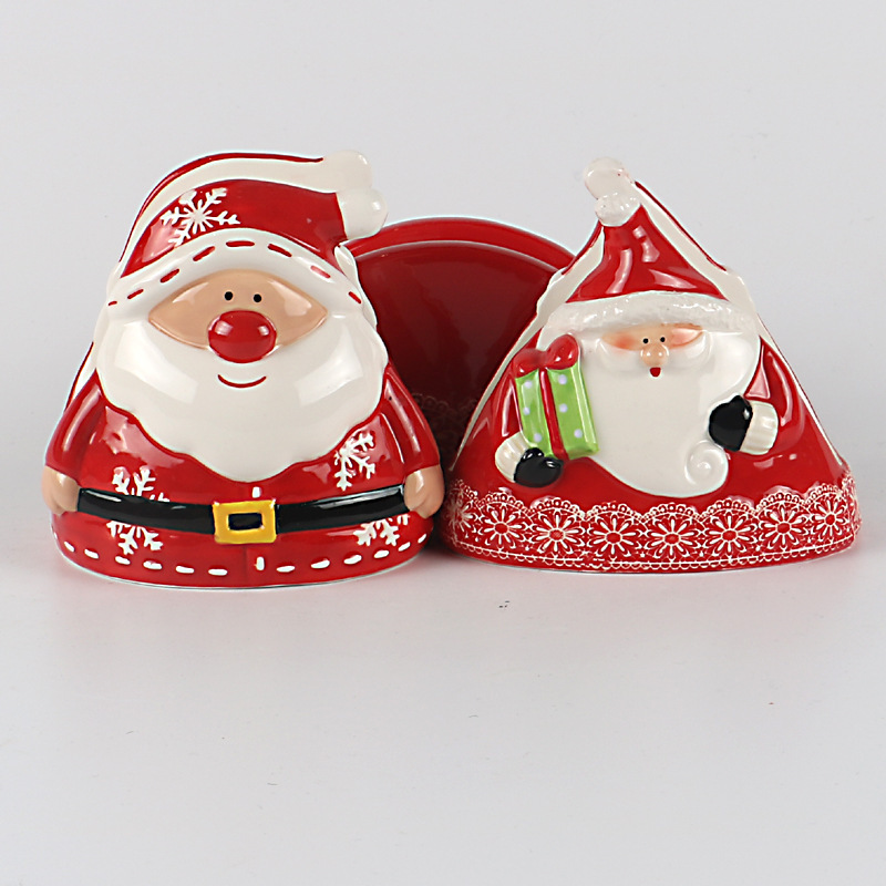 Manufacturer produces lightweight ceramic napkin rack Baiyun soil painted ceramic napkin courses series paper tissue clamp