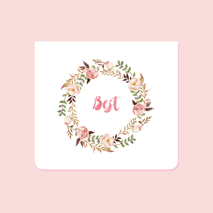 Pastoral Garland Corea del Sur flor creativa tarjeta de felicitación negocio bendición tarjeta pequeña tarjeta de San Valentín mini tarjeta plegable