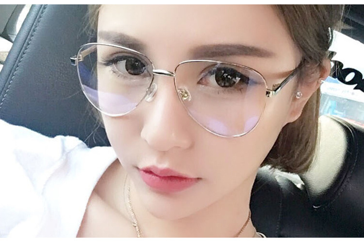 御龙眼镜吴亦凡李易峰宋茜网红同款金属蛤蟆镜平光男女圆脸近视眼