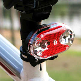 自行车尾灯9LED尾灯红光 单车山地车坐管灯 鞍座灯 LED警示灯