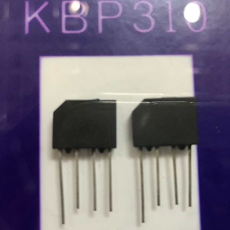 3A1000V 插件整流桥堆 直插铜脚扁桥桥堆  KBP310 品质保证