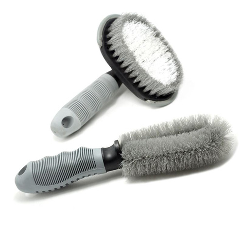 Car tire brush, wheel hub brush, car wash tool, special powerful decontamination for cleaning and cleaning wheel hub and rims