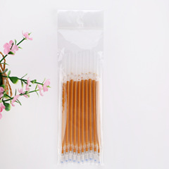 Sutra copying pen with refill 0.7mm deep golden sandalwood scented sutra copying pen Buddhist sutra gold refill wholesale cultural supplies 1.0