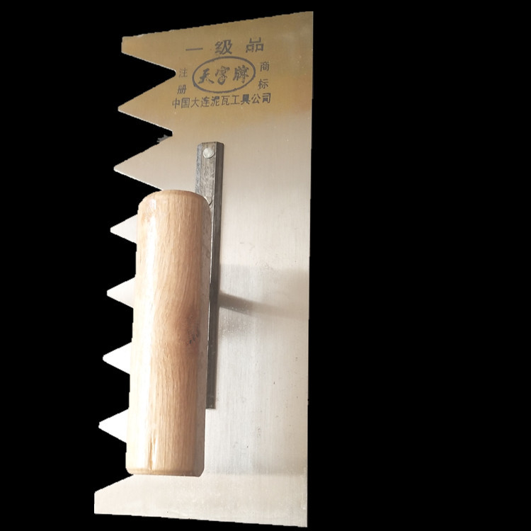 锯齿抹泥刀大齿抹子泥抹子勾缝抹子左齿右齿双齿抹泥板瓷砖抹子