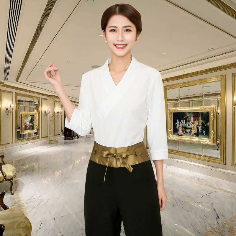 Новые спа-Комбинезоны Женский салон здоровья косметолог костюм осень зима массаж ног техник салон красоты одежда