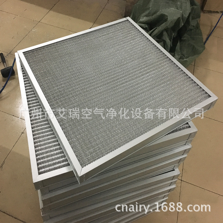 G4金属过滤网耐高温防尘可清洗空气过滤器吸尘器网状金属网网孔