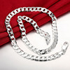 Jewelry, necklace, European style, silver 925 sample, 7mm, Aliexpress