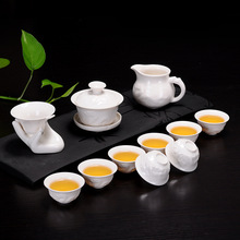 功夫茶具套装批发 精品青花瓷套装茶具礼品 陶瓷茶具厂家热销