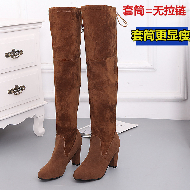 Bottes femme en Daim - Ref 3354354 Image 61