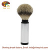 Handheld hair shaving brush for traveling, cosmetic metal makeup primer